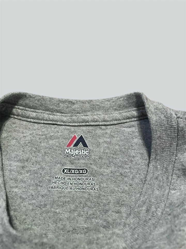 Camiseta Kansas City Royals 2015 World Series Champions cinza majestosa tamanho XL - Imagem 4 de 4