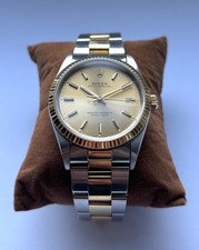 Rolex Oyster Perpetual 14233 – Champagner Sunburst Dial – Stahl/18k Gold (1996)
