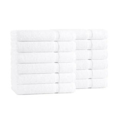 Cotton Bay Select Bath Towel Dobby 27x54 17 Lbs/Dozen White, Case Of 24