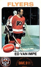 Ed Van Impe 1975-76 Topps #38 Philadelphia Flyers