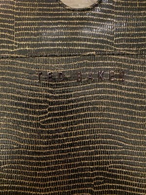 Ted Baker London Black and Gold Tablet Case.