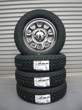 Yokohama Tire Geolandar Kt 14580r12 8078n Lt Chrome Wheel Set K- Acty Truck