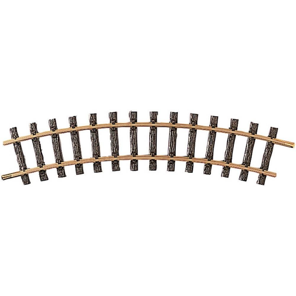 Voie LGB 15000 en laiton massif, le rail courbe G haute résistance