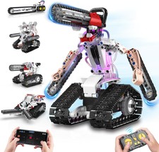 5 in 1 STEM RC Robot Building Kit for Boys, A...