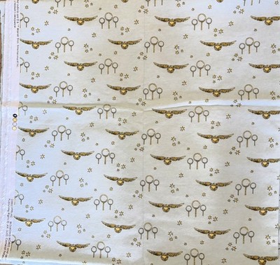 Harry Potter FLANNEL Fabric 2+ yards -Hard to find