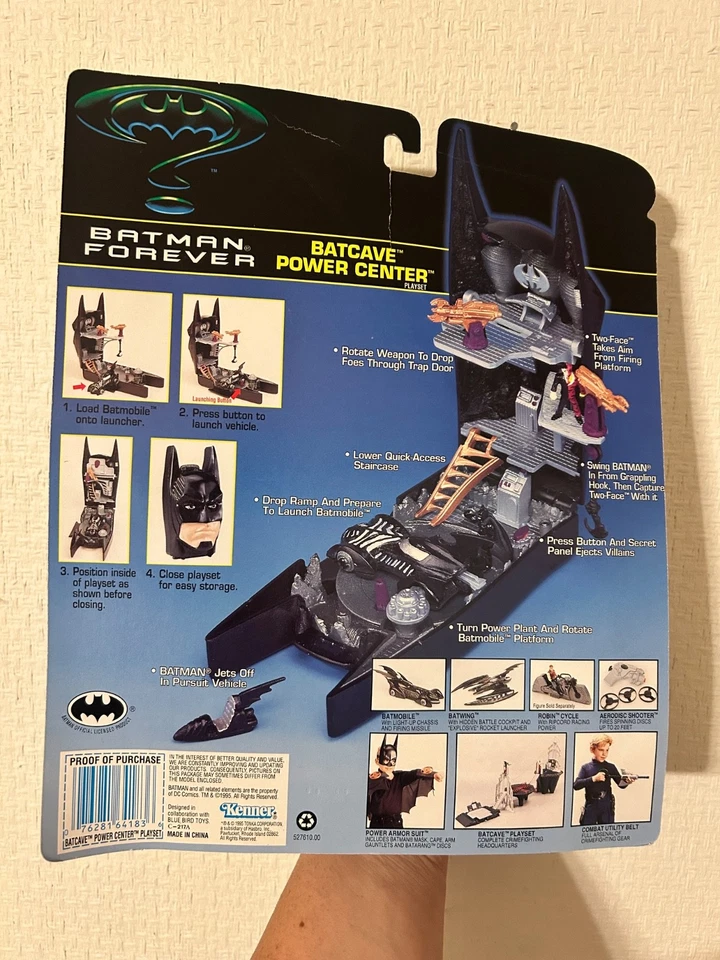 Juego Batman Forever Power Center (1995) sellado de colección BATCAVE POWER CENTER Foto 2 de 3