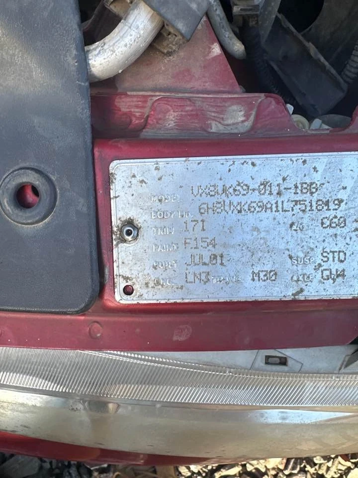 2001 Holden Commodore VX LH Sunvisor Passengers Side #B752 - image 3 of 4