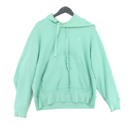 Acne Studios Felpa con Cappuccio Donna M Verde Cotone con Pullover Poliestere