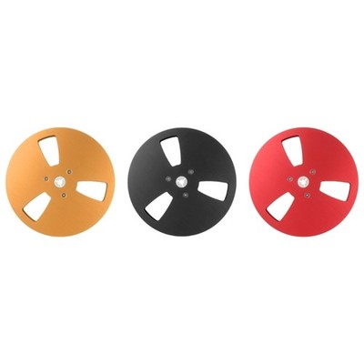 Durability 7Inch Aluminum Empty TapeReel For Professional Audios Recording