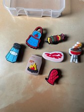 Set Of 7 Jibbitz Shoe Charms For Clogs Food/BBQ/Chef Theme