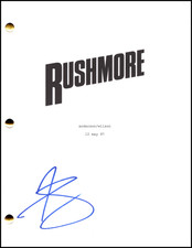 Jason Schwartzman Signed Autograph Rushmore Full Movie Script Screenplay