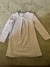 Gymboree Little Girls Grey Cotton Dress Smiling Oranges 5T - 000934