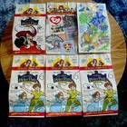 6 NICE! Old Vtg Used McDonald’s Paper Happy Meal Bags - 5-1998/1-1999 — photo 1