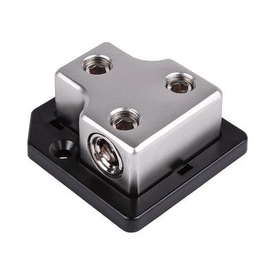 NEW SKAR AUDIO X1 0/4 GA INPUT TO X2 0/4 GA OUTPUTS DISTRIBUTION BLOCK