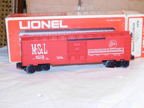 Lionel 6-9775 O Gauge Minneapolis & St. Louis Boxcar EX/Box | eBay
