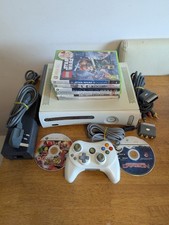 Microsoft Xbox 360 White Console 60GB Bundle x8 Games Tested Working. 