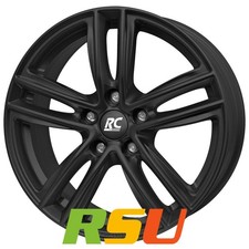 RC-Design RC27 schwarz-matt lackiert 8x18" ET27 LK5 108 ML 65.1 Alufelgen 18 ...