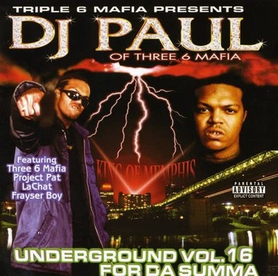 DJ Paul Underground 16: For Da Summa (CD) (US IMPORT)