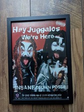Insane Clown Posse The Great Milenko Framed Kerrang! A4 Promo Ideal Gift