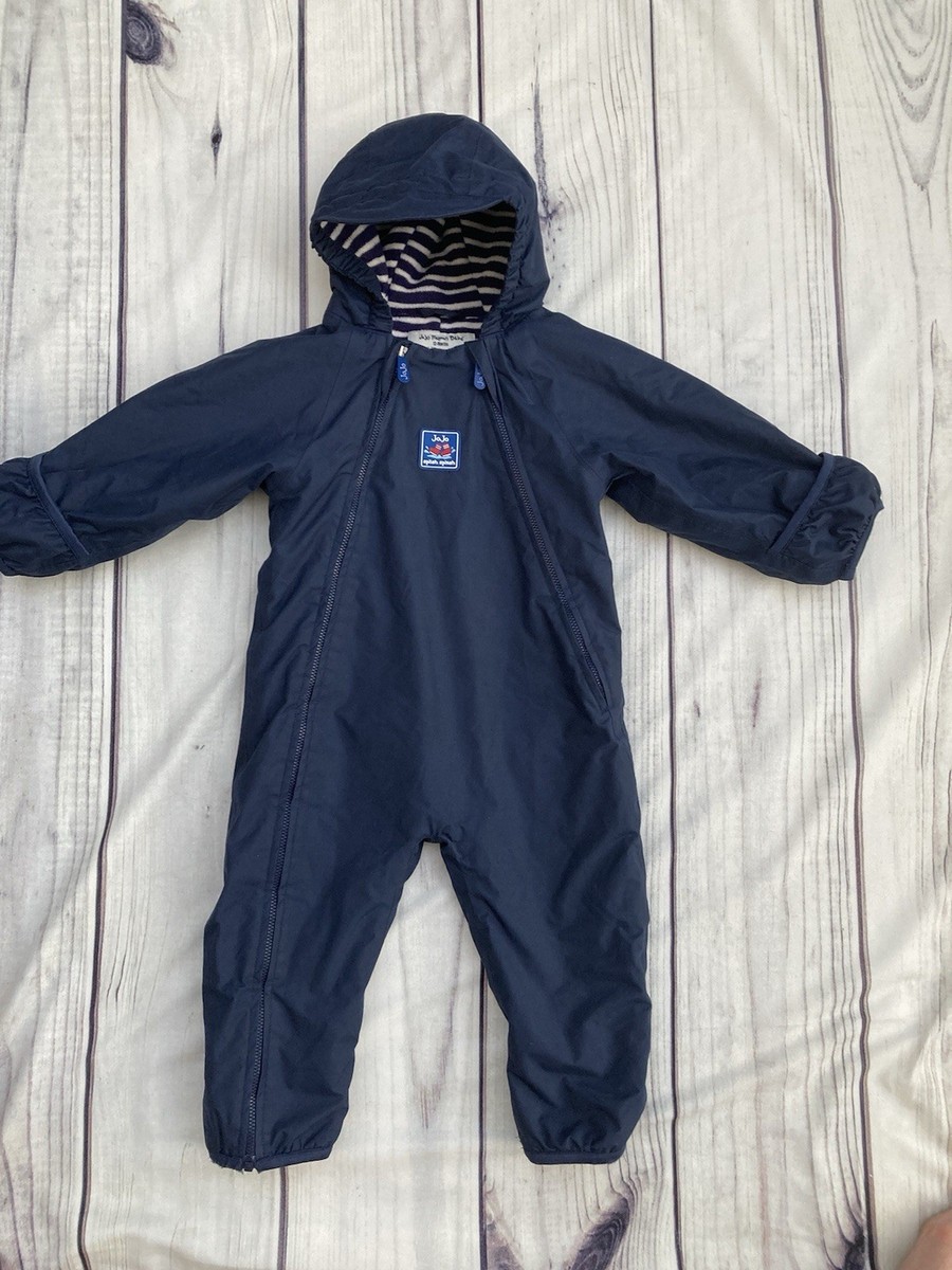JoJo Maman Bebe Splish Splash 12-18 Months Snowsuit Blue