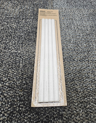 (QTY 12) Mohawk Jolly 1/2'' x 12'' Ceramic Wall Tile Trim, CC81 Beach Sand