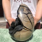 11LB Natural Septarian Dragon Cathedral Crystal Geode Mineral Specimen healing — photo 4