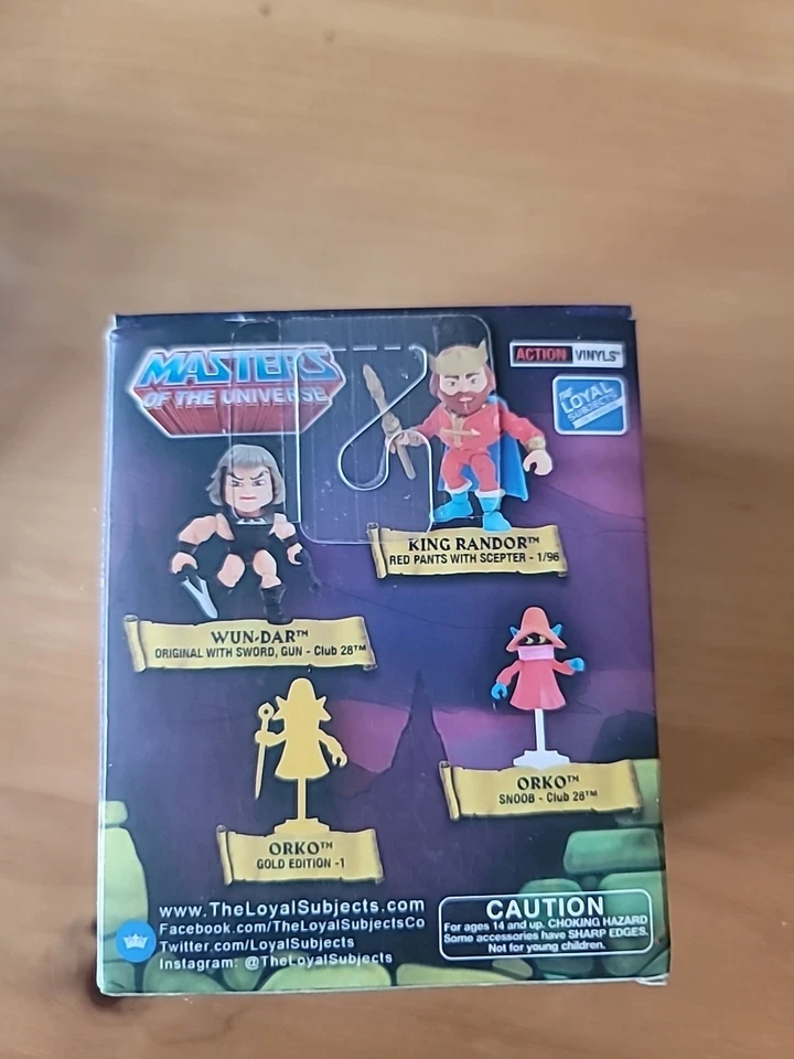 Masters of the Universe Action Vinyls Ram-Man HT Exclusive 3-Inch Vinyl Figure - Image 3 of 4