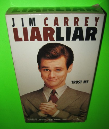 Liar Liar VHS Jim Carrey Maura Tierney Justin Cooper Jennifer Tilly Kurtz 1997 - 第 1/6 張圖片