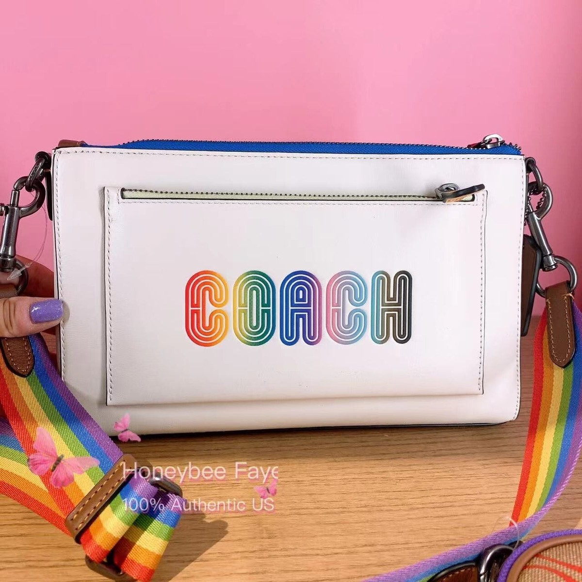 バッグ COACH Near Mint Holden 2way Shoulder Bag COACH Near Mint Holden 2way Shoulder Bag