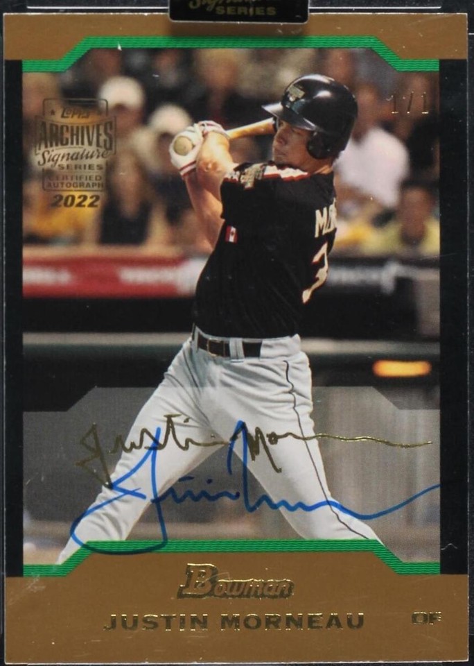 2022 Topps Archives Signature Series - Justin Morneau #04BDPP-BDP137 - 1 of 1