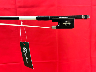 GAGLIANO 1 STAR Master Workshop Woven Cello Carbon Bow 4/4 -Fleur-de-lys