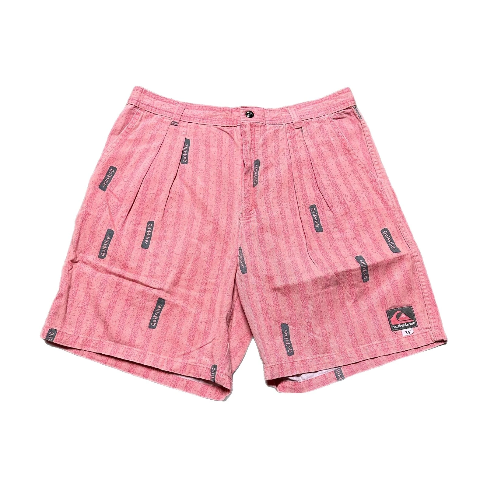 Pantalones cortos a rayas de algodón 80s para Hombre