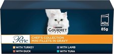 Image of GOURMET Perle Chef's Collection in Gravy Wet Adult Cat Food 40x85g