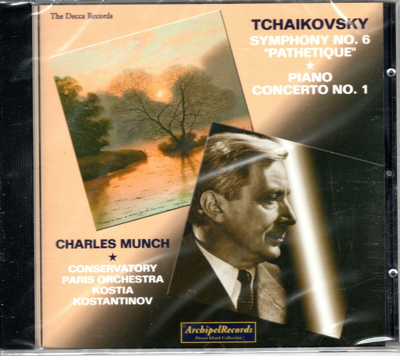 TCHAIKOVSKY - SYMPH NO 6 - PIANO CONC NO 1 - MUNCH - KONSTANTINOV  1941
