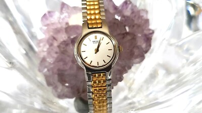 Vintage SEIKO Ladies Two Tone Round Watch Expandable Band | eBay Vintage SEIKO Ladies Two Tone Round Watch Expandable Band | eBay