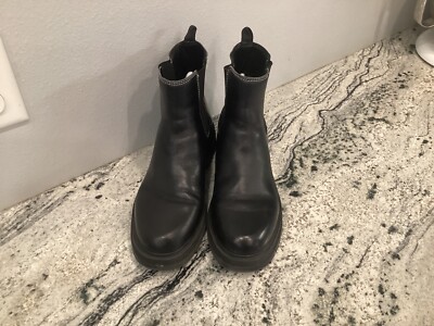Marc Fisher Black Lug-Soled Chelsea Boots Marc Fisher | Shoes | Marc Fisher Pietro Lug Sole Chelsea  main image 4