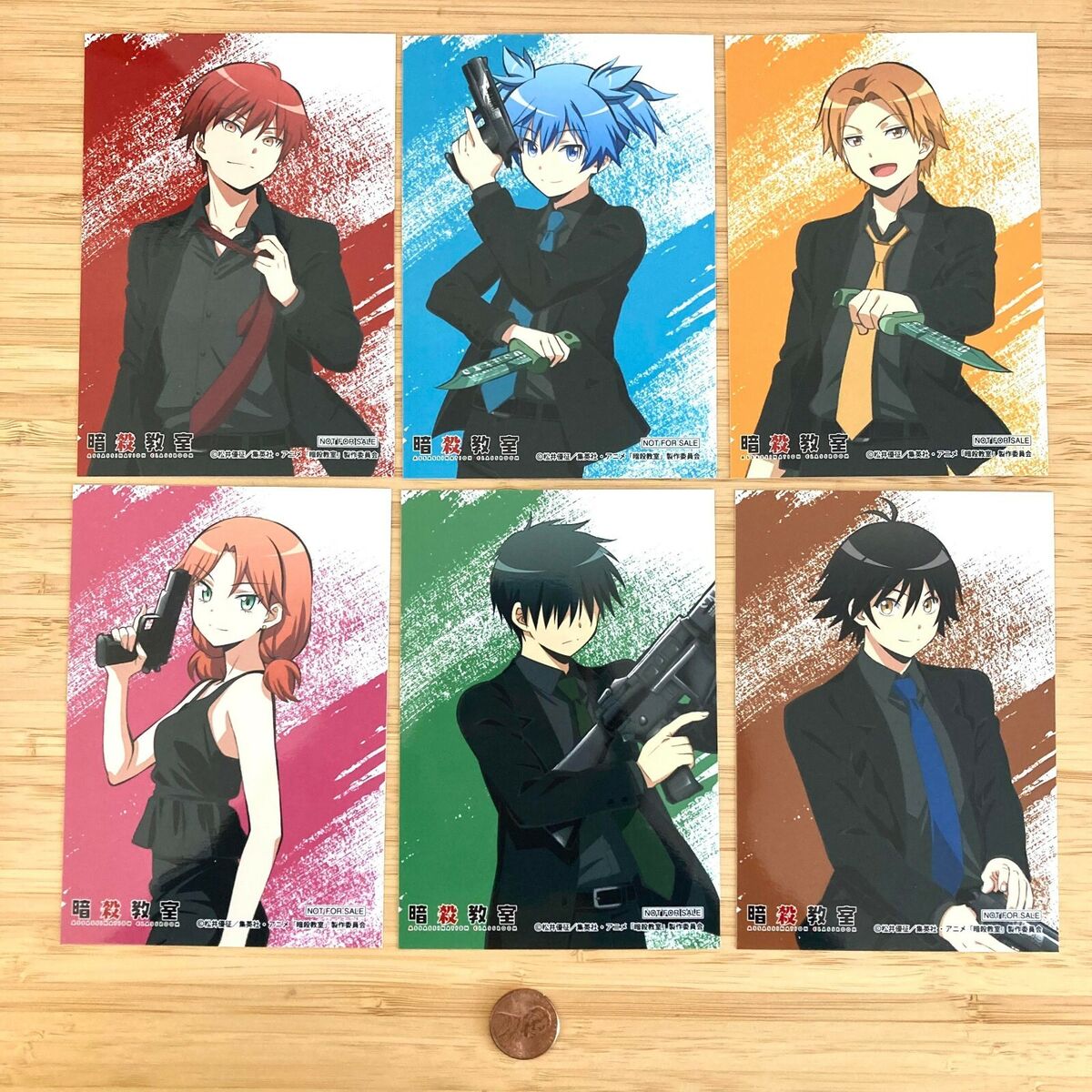 Rare assassination classroom limited ed prints FULL set NEW anime