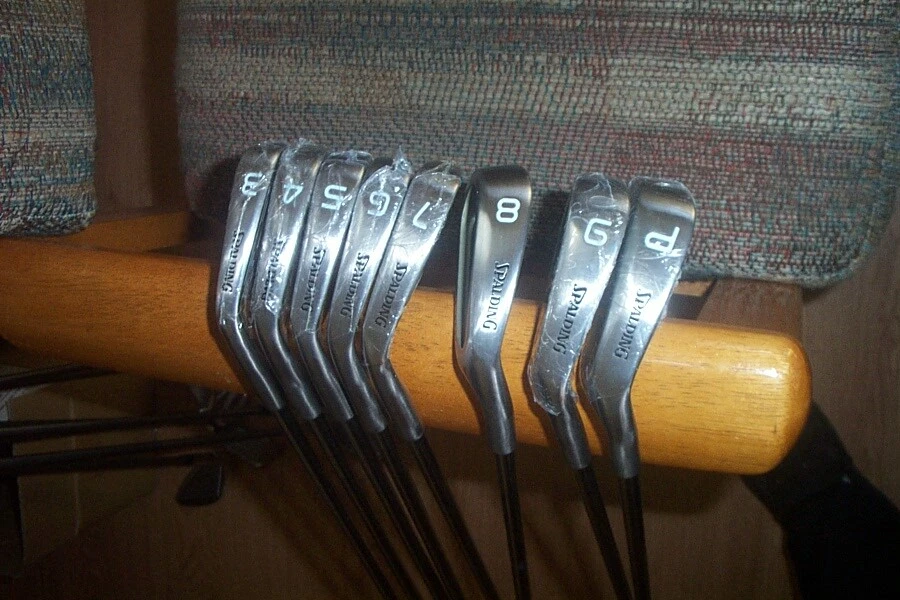 BRAND NEW Spalding Excel oversize 3-pw irons  steel shaft RH ladys - Image 2 of 2