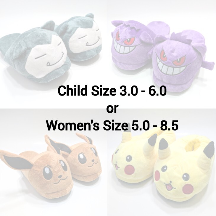 PANTOFOLA D’ORO PIKACHU PELUCHE PANTOFOLE POKEMON morbide calde bambina ragazzo (bambino adolescente adulto piccolo)