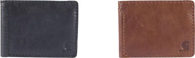 Carhartt Men's Patina Leather Bifold Wallet
