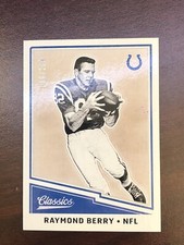 Raymond Berry Colts 2017 Panini Classics 189/299 Red Back #184