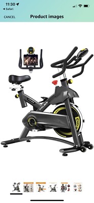 cyclaceフィットネスバイクブラック Cyclace Exercise Bike Stationary | eBay