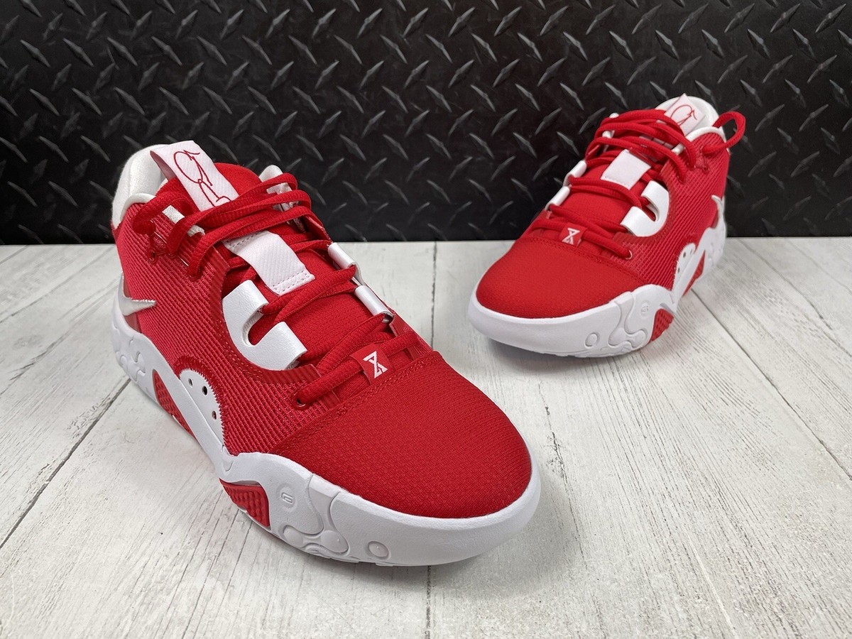 Men's Size 6.5 - Nike PG 6 TB Promo Basketball Shoes Red White