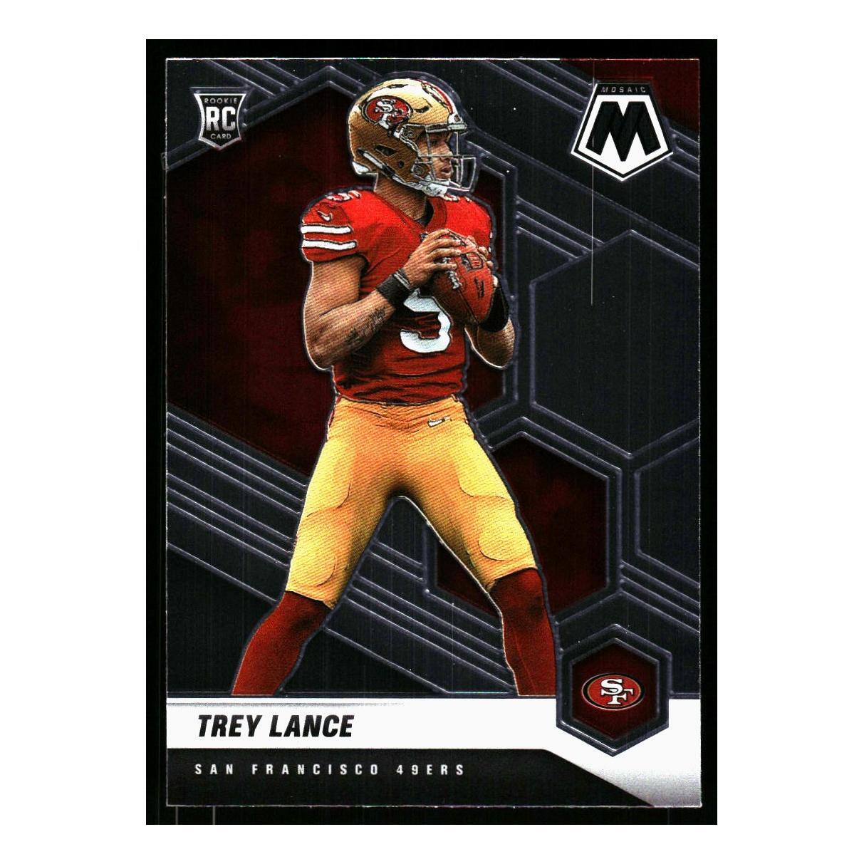2021 Panini Mosaic #303 Trey Lance Rookie San Francisco 49ers Football Card