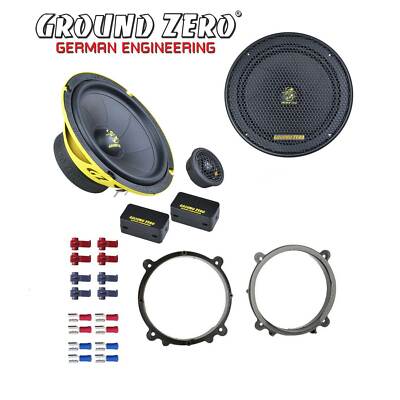 Ground Zero Auto SPL Lautsprecher System 16,5cm für Opel Antara 2010-2015