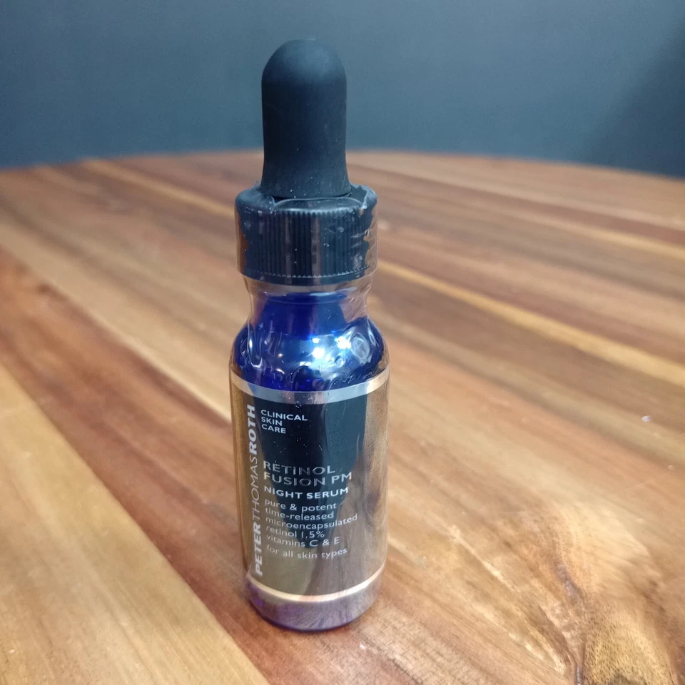 Suero nocturno PETER THOMAS ROTH Retinol Fusion PM 0,4 OZ nuevo sellado Foto 2 de 4