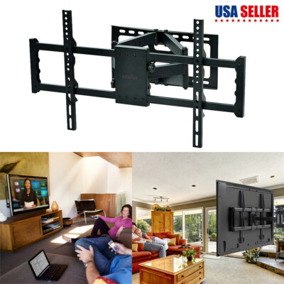 Jumbo Full Motion TV Wall Mount Double Articulating Arm for 30-85'' TV to 700x400