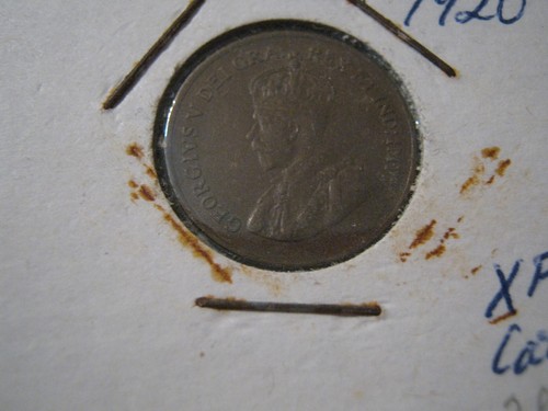 Kanada 1920 Georg V kleiner Cent, im alten 2x2, schöner Zustand geringe Gebrauchsspuren - Bild 3 von 5
