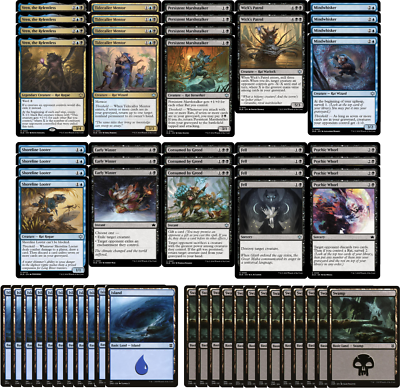 Elite Dimir Rat Deck - Blue Black - Very Powerful - 60 Card - MTG NM/M!!