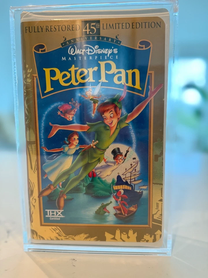 Peter Pan (VHS, 1998) Masterpiece Collection 45th Anniversary Limited Edition — 第 2/4 张图片